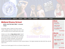 Tablet Screenshot of dramaschool.ie